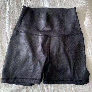 Black Biker Short